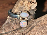 Natural Australian Coober Pedy Opal Ring 16.0 Carat